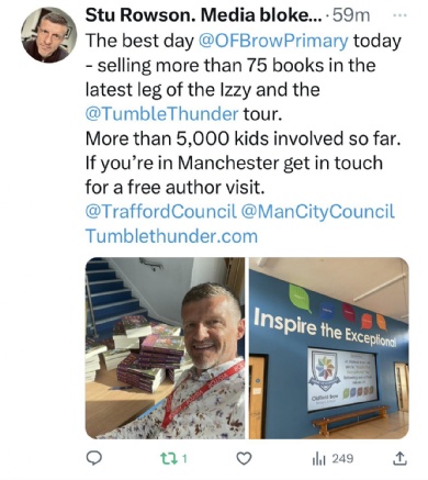Local Author Visits Oldfield Brow #InspireThe Exceptional